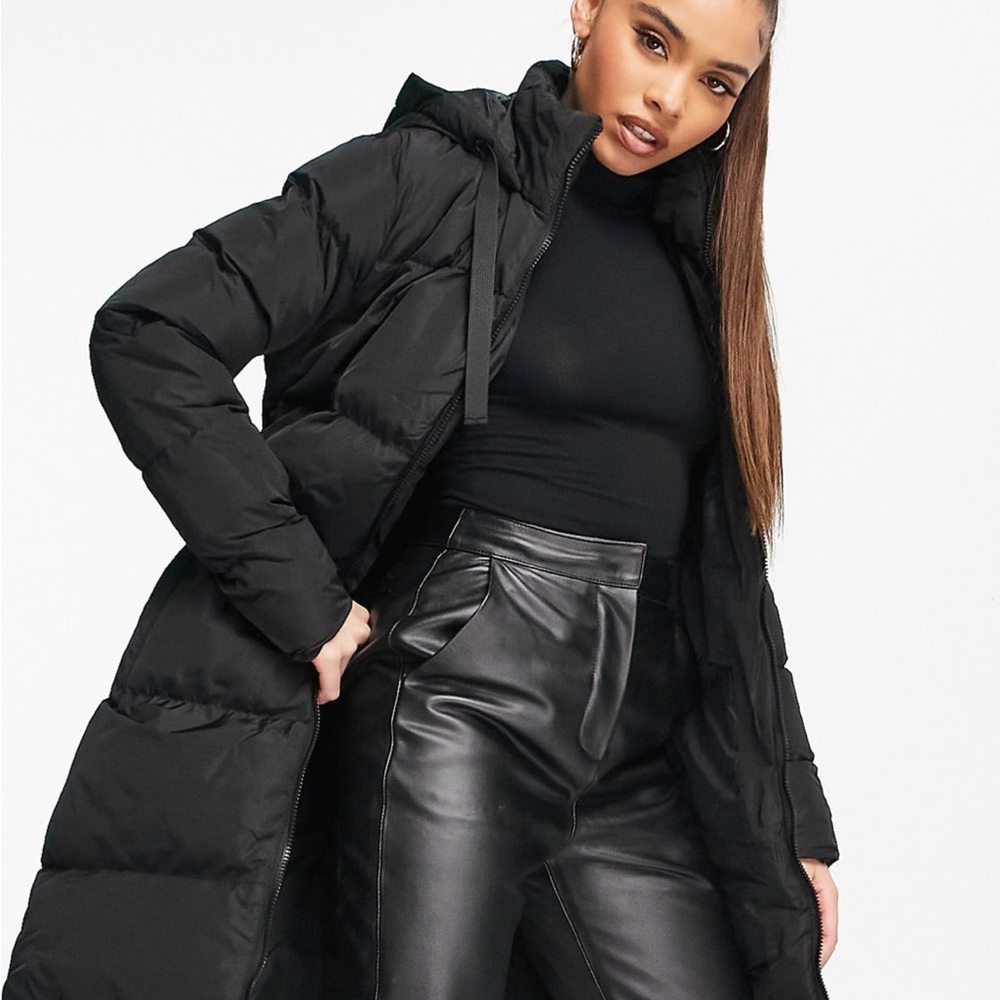 Threadbare Hendricks Puffer Jacket In Black - image 4